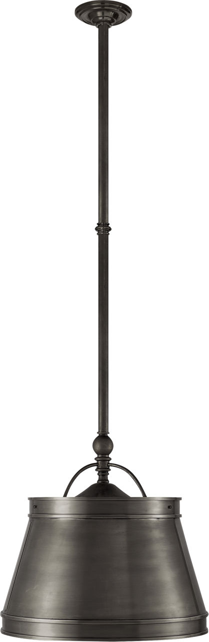 Sloane Single Shop Light in Bronze with Bronze Shade