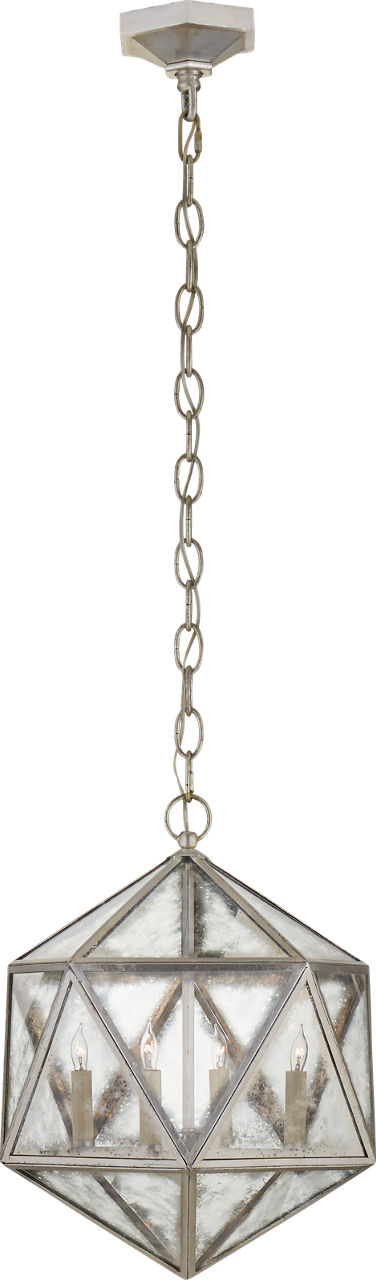 Zeno Medium 18 Facet Hedron Lantern - CHC5201 | Visual Comfort