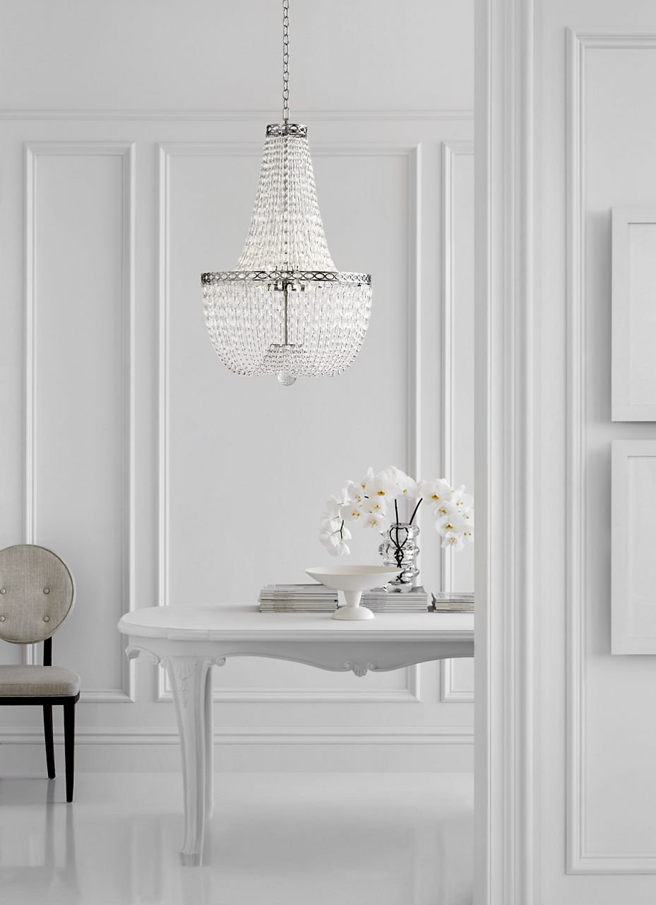 Linfort Basket Form Chandelier - CHC5271 | Visual Comfort