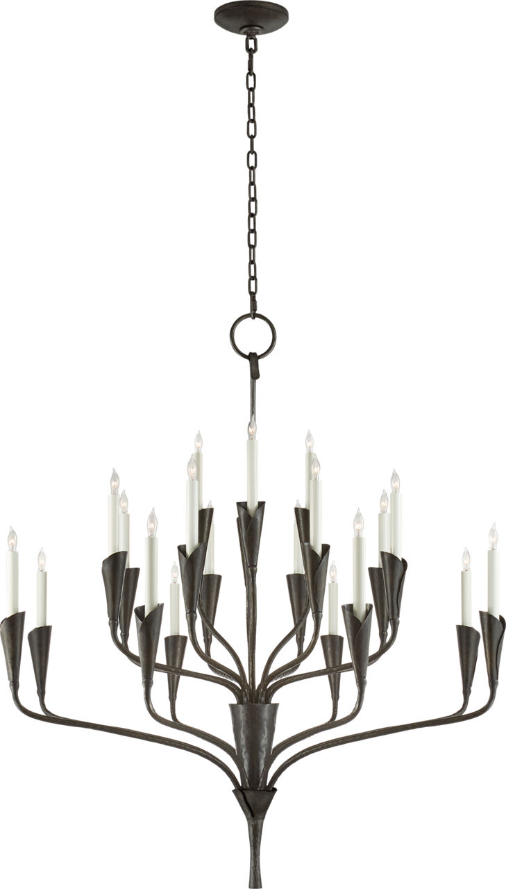 Aiden Large Chandelier in Aged Iron