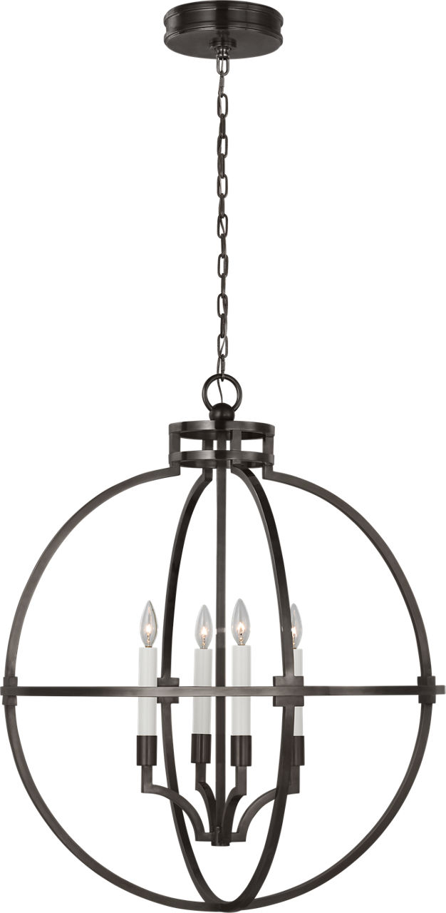Lexie 30" Globe Lantern in Bronze