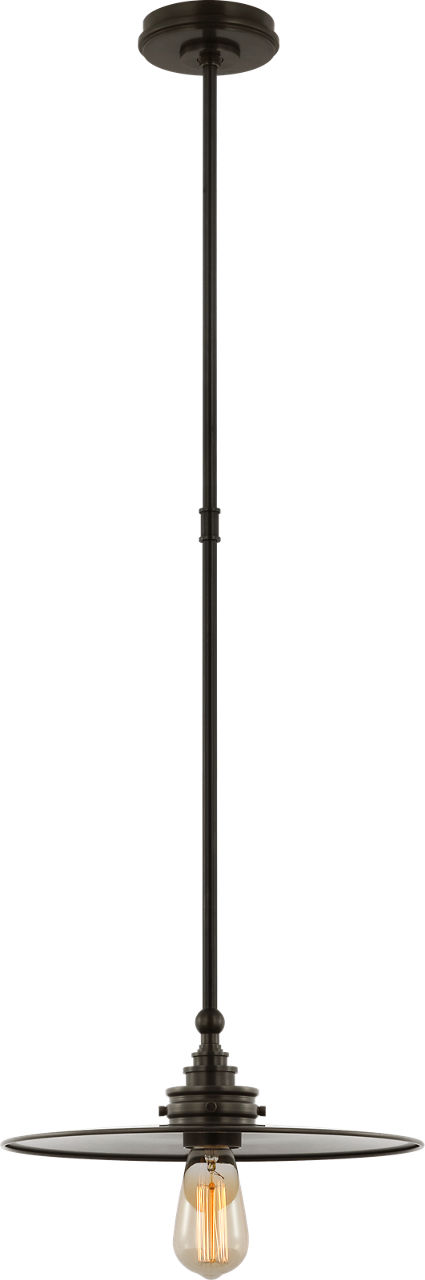 Parkington 14" Pendant in Bronze