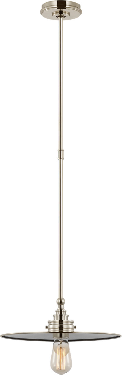 Parkington 14" Pendant in Polished Nickel