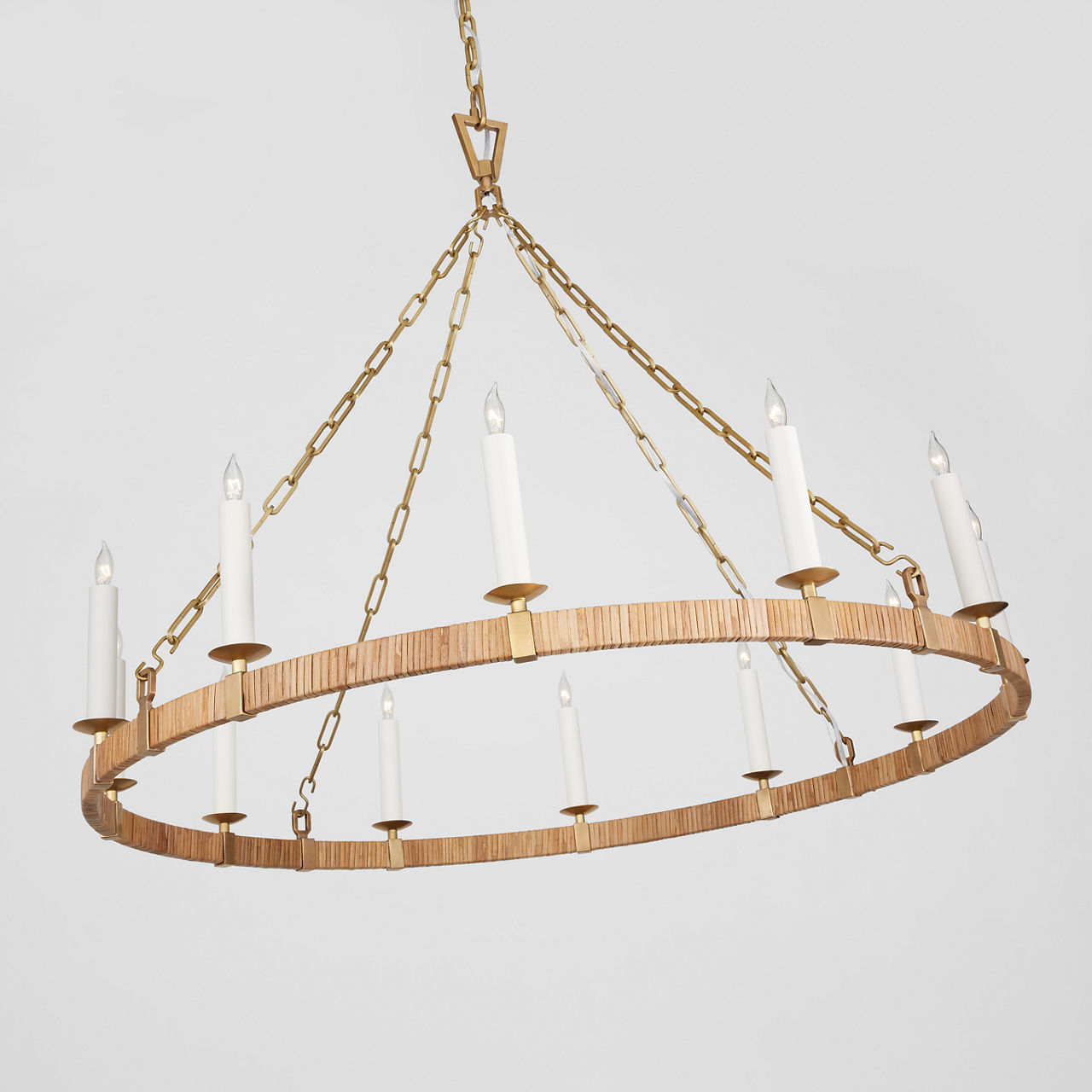 Visual Comfort Darlana Wrapped Ring Chandelier - Thumbnail 2