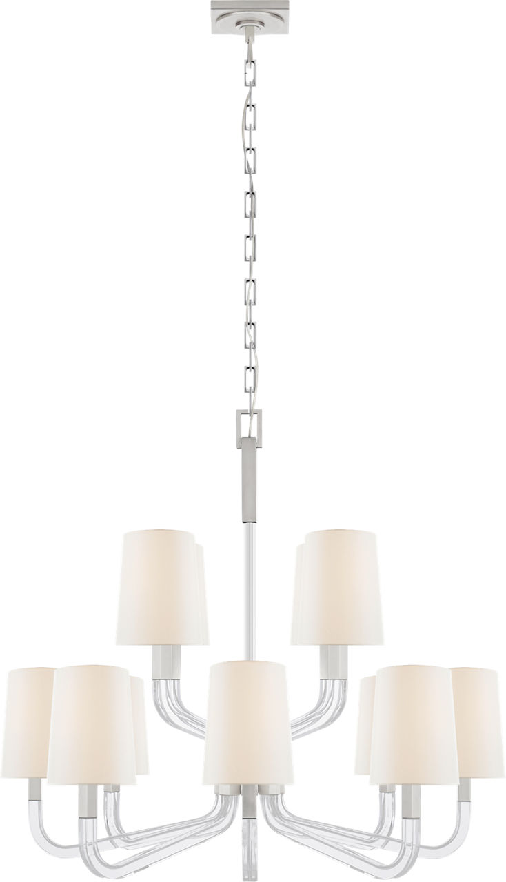 Reagan Medium Two Tier Chandelier - CHC5903 | Visual Comfort