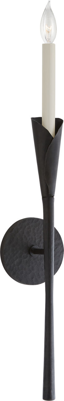 Aiden Tail Sconce in Aged Iron