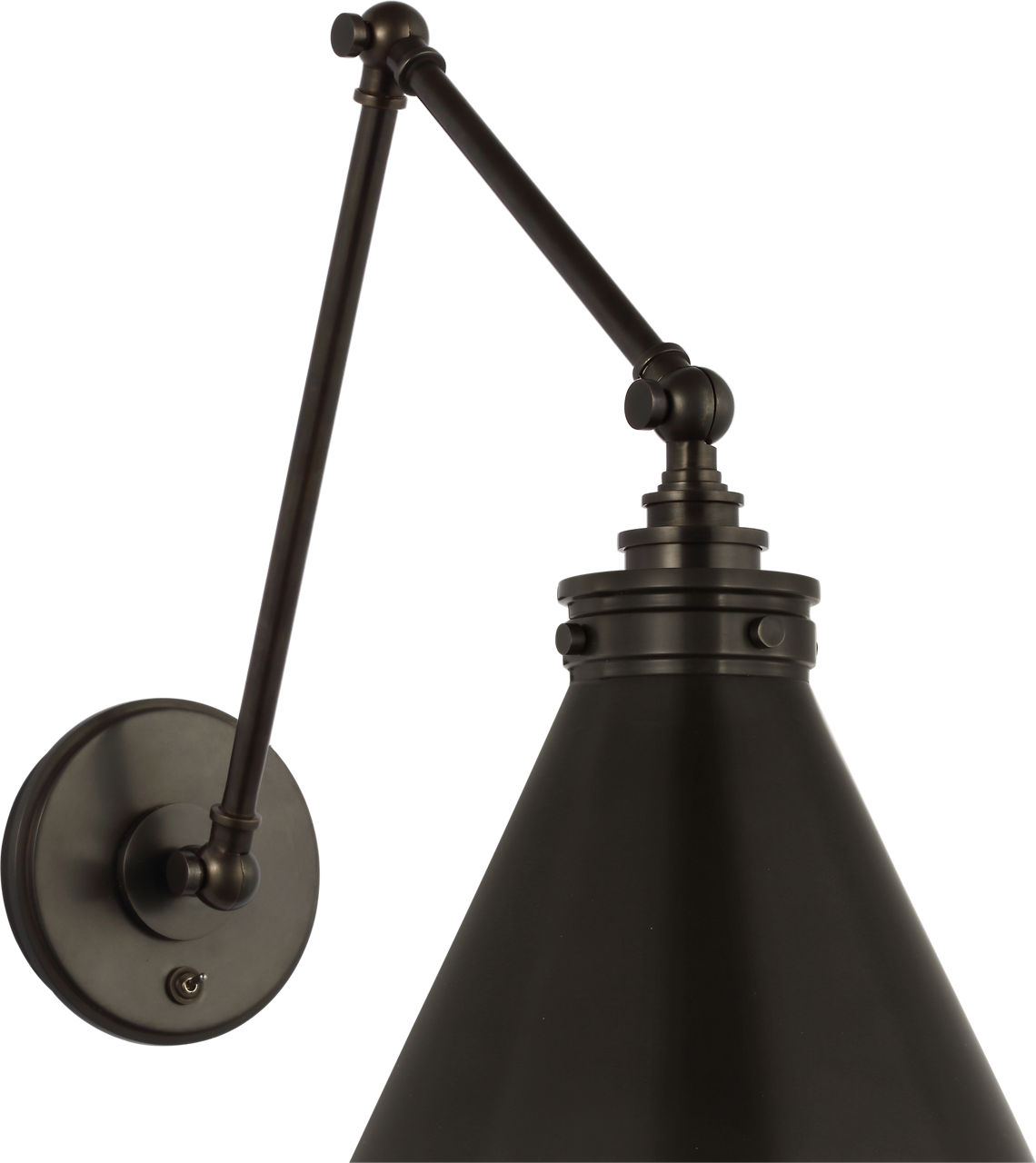 Parkington Double Library Wall Light in Bronze