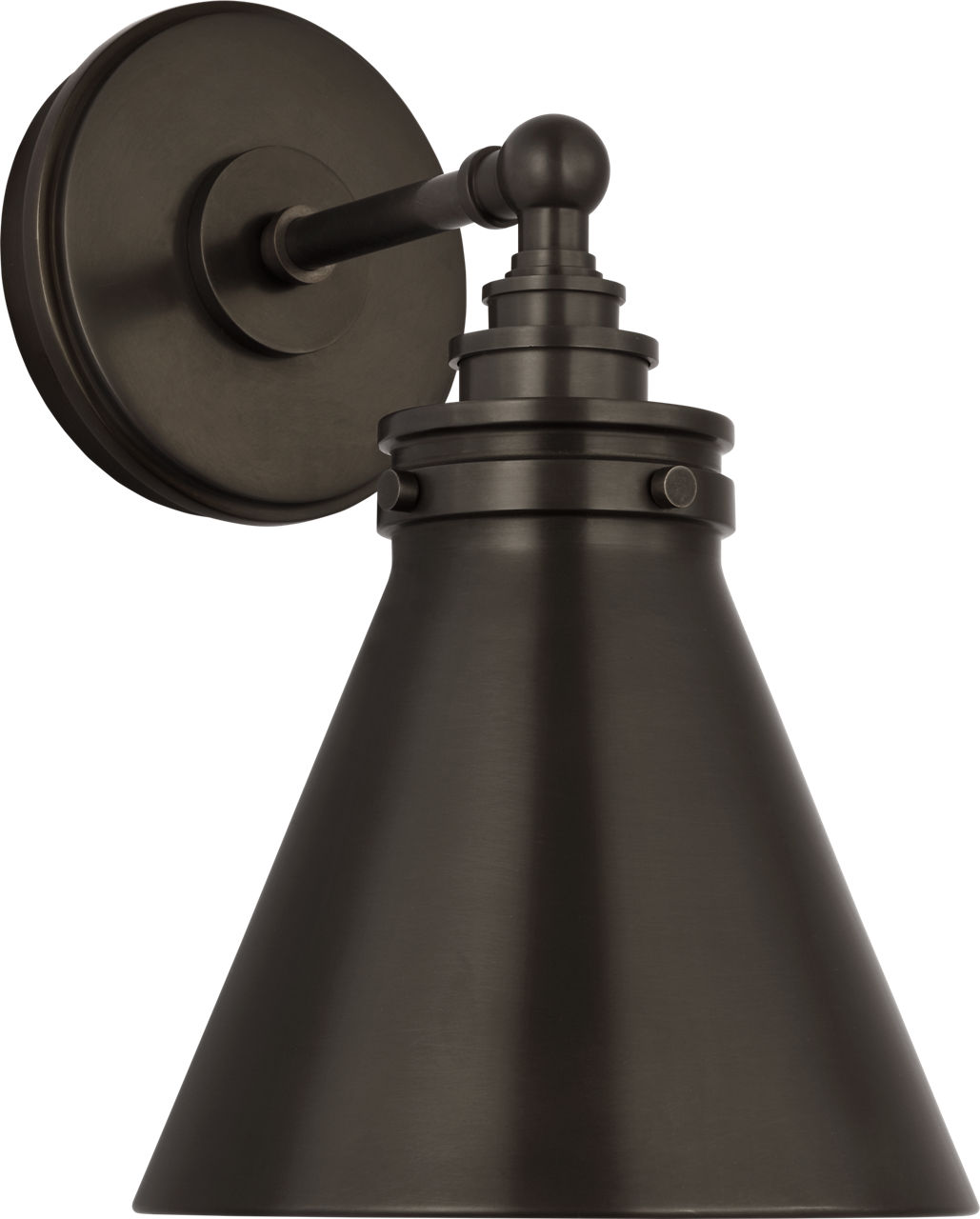 Parkington Small Single Wall Light in Bronze