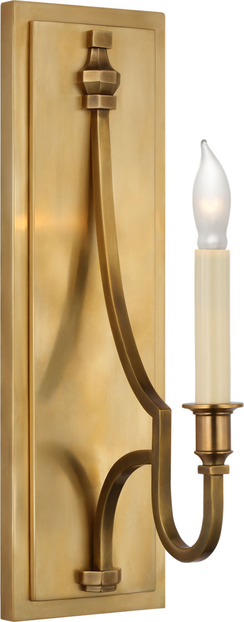 Mykonos Medium Sconce in Antique-Burnished Brass