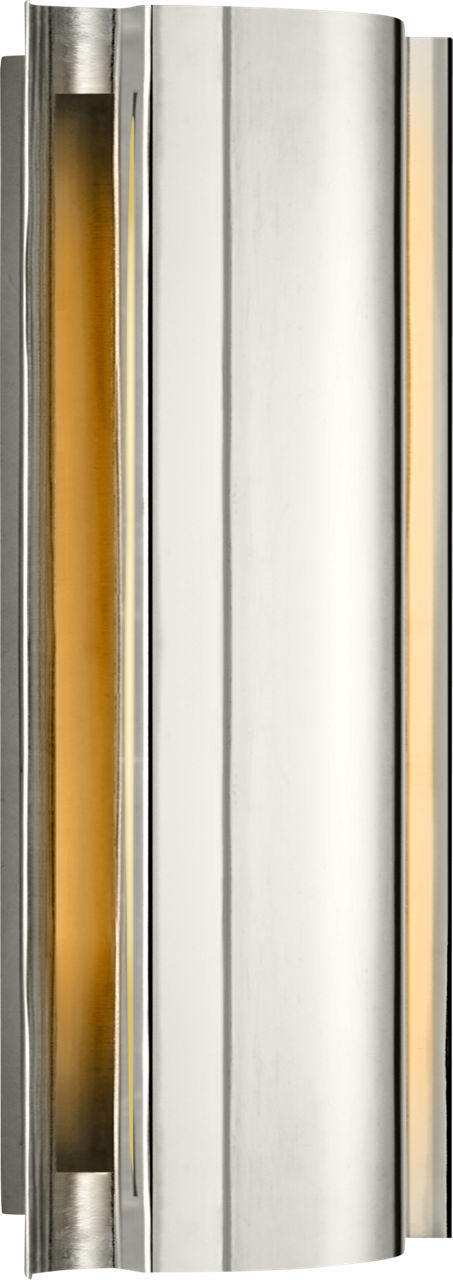 Jensen Small Wall Wash Sconce in Polished Nickel