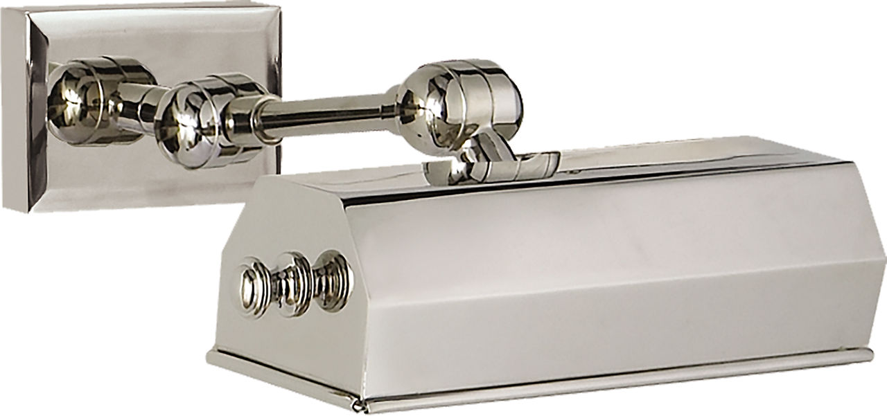 Dorchester 8" Picture Light in Polished Nickel