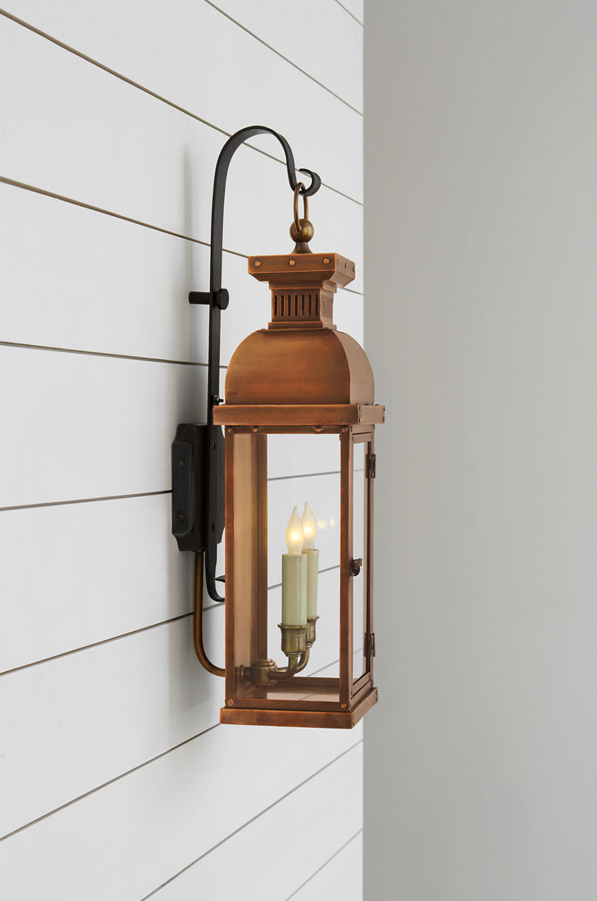 Suffork Medium Scroll Arm Lantern - CHO2064 | Visual Comfort