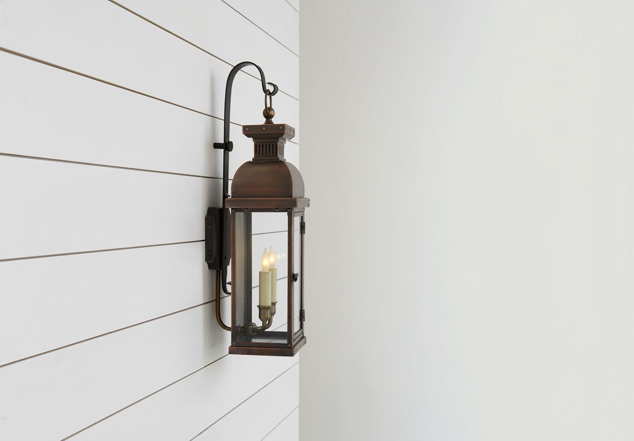 Suffork Medium Scroll Arm Lantern - CHO2064 | Visual Comfort