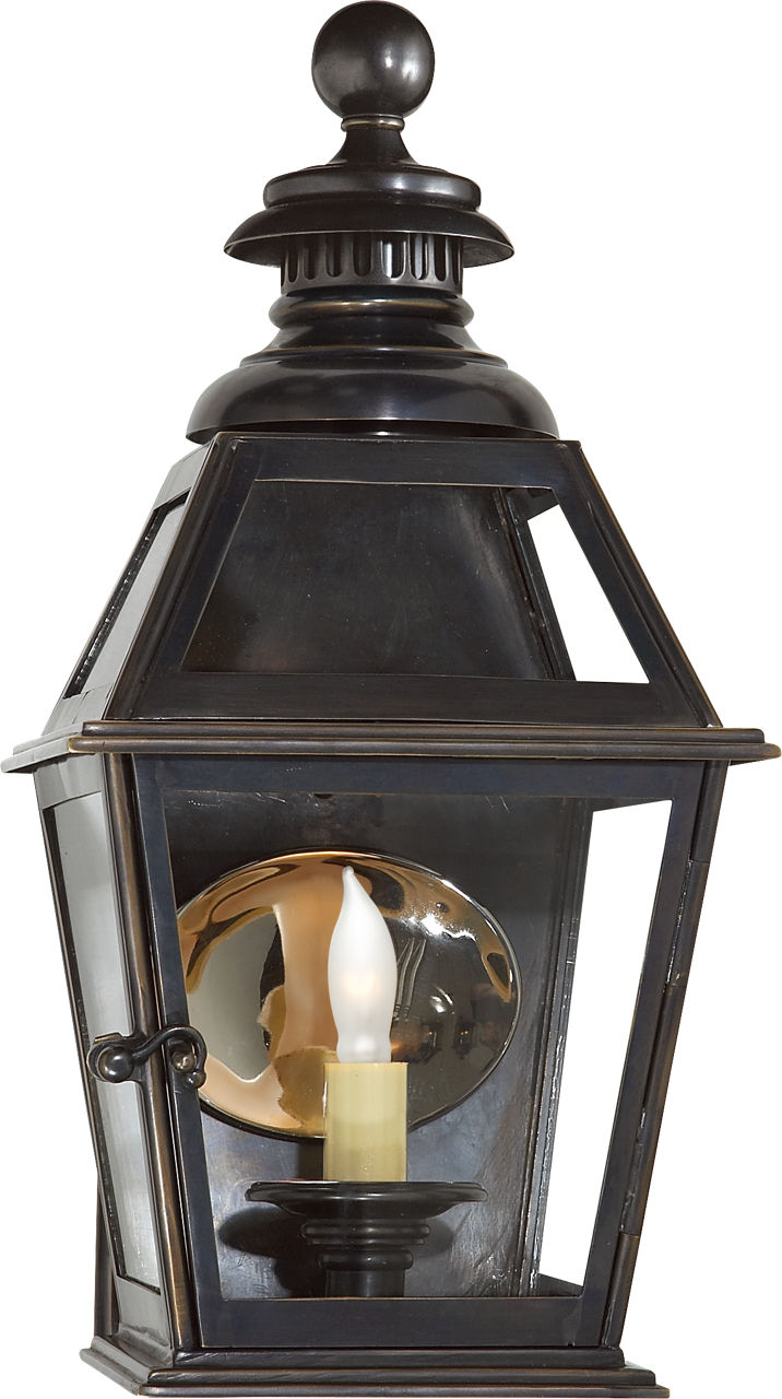 Chelsea Small 3/4 Wall Lantern in Bronze