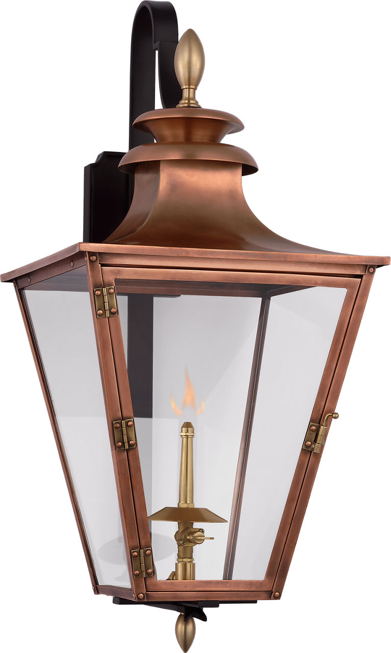 Albermarle Medium Bracketed Gas Wall Lantern