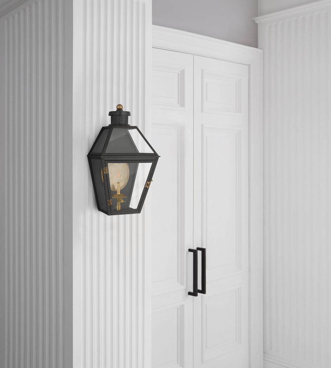 Stratford Small 3/4 Gas Wall Lantern - CHO2450 | Visual Comfort