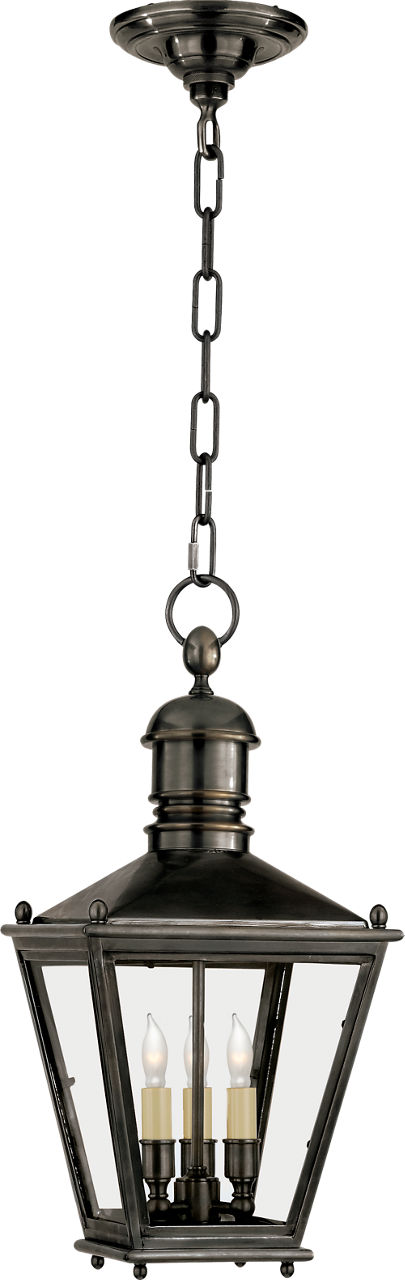 Sussex Small Hanging Lantern in Bronze