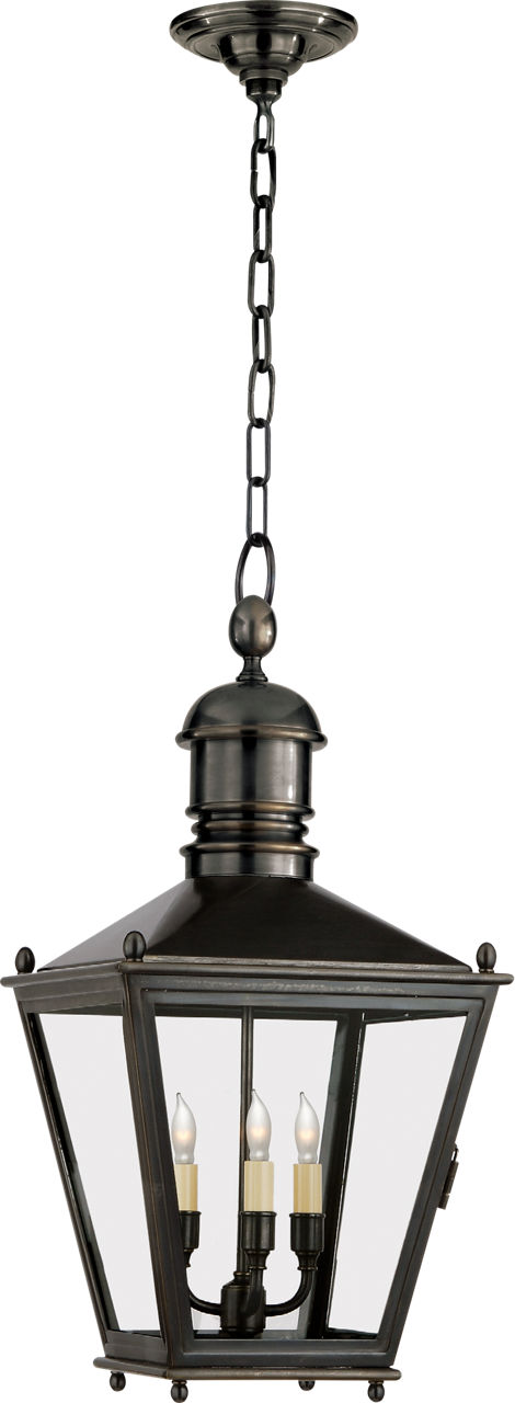 Sussex Medium Hanging Lantern in Bronze