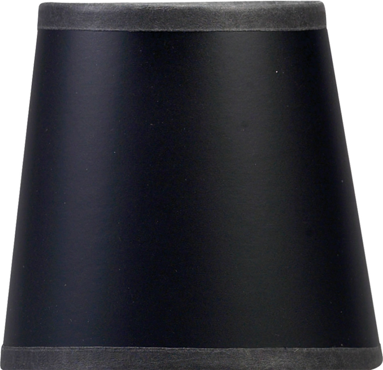 3" x 4" x 4" Black Paper Candle Clip Shade