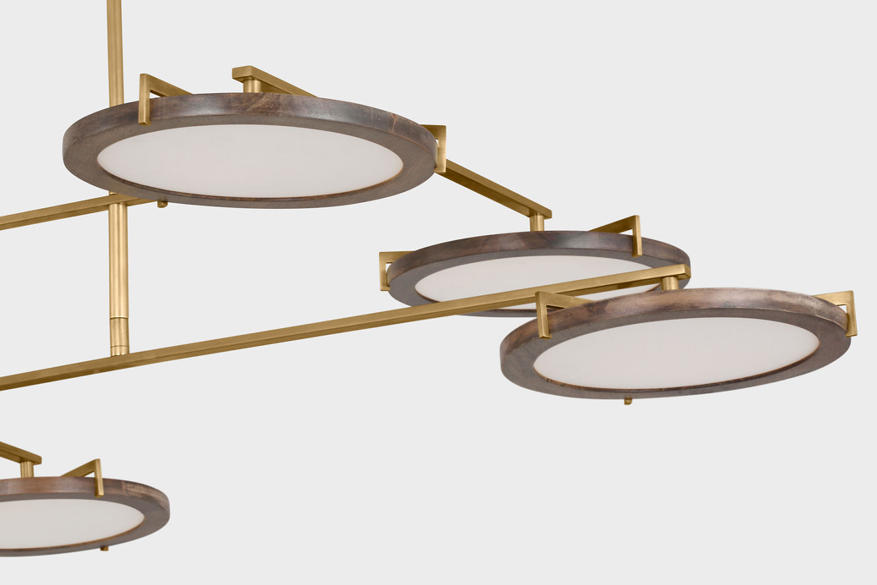 Shuffle Large Chandelier - CDCH173 | Visual Comfort
