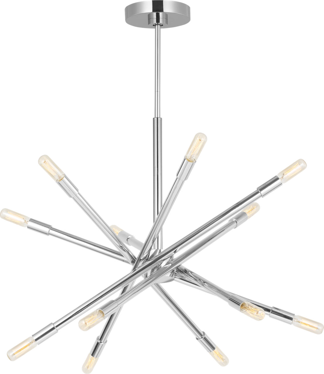 Eastyn Medium Chandelier Polished Nickel
