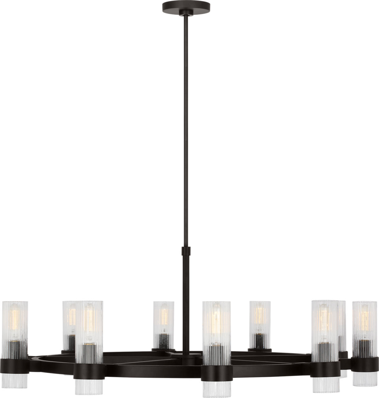 Geneva Large Chandelier Aged Iron