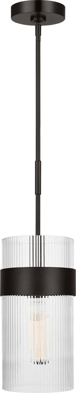 Geneva Large Pendant in Aged Iron Bulb(s) Not Included