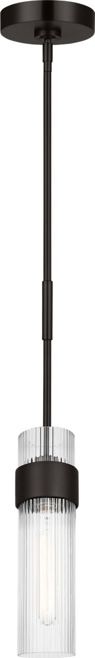 Geneva Medium Pendant in Aged Iron