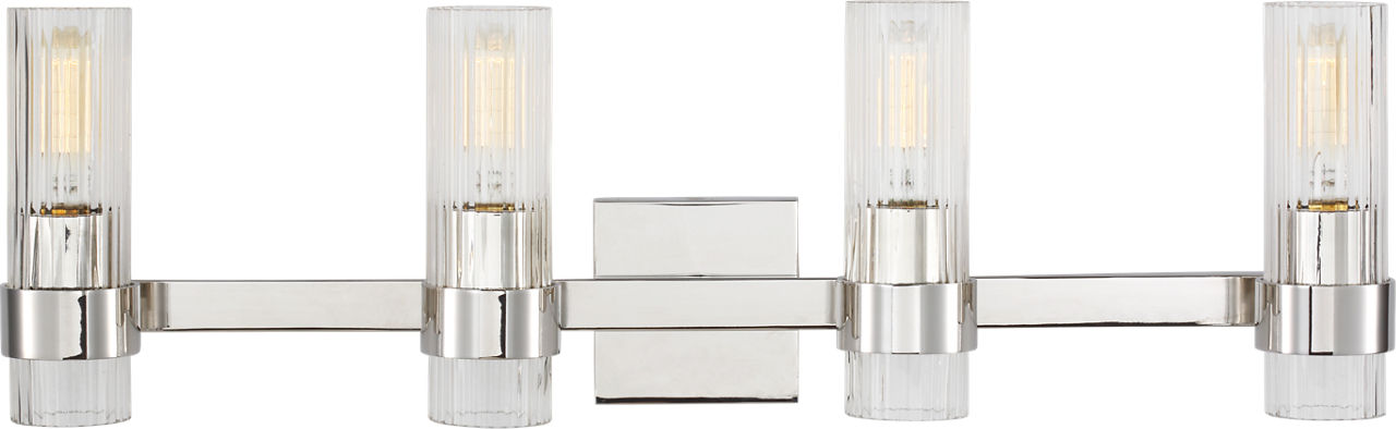 F-C-G Vineta ハーモニカ No. 4 Geneva 4-Light Vanity Sconce - CV1024 | Visual Comfort