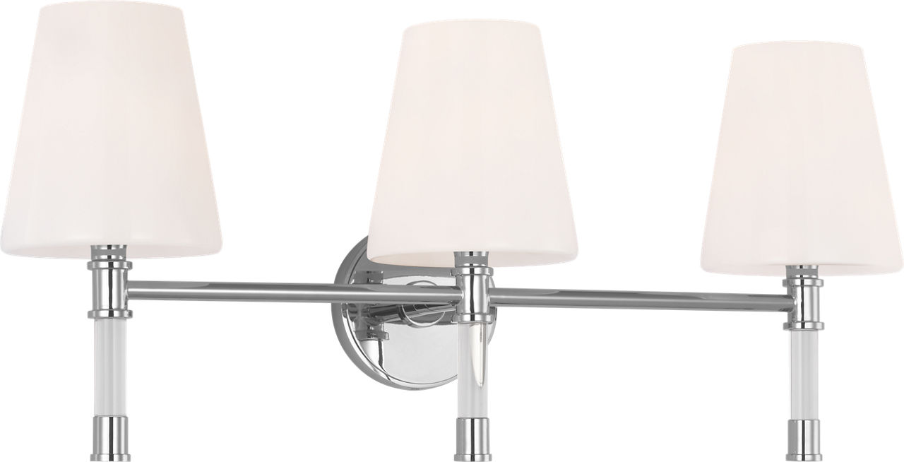 Hanover 3 - Light Vanity Polished Nickel