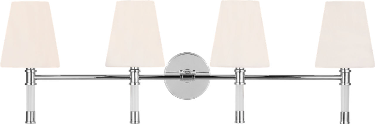 Hanover 4 - Light Vanity Polished Nickel