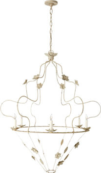 Arundel Grande Ornate Chandelier in Old White