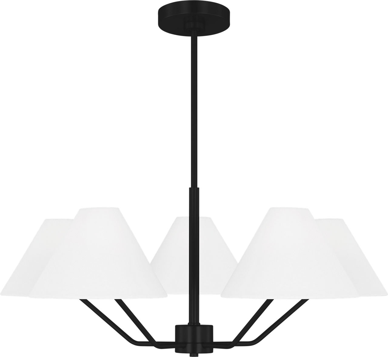 Burke Medium Chandelier Midnight Black