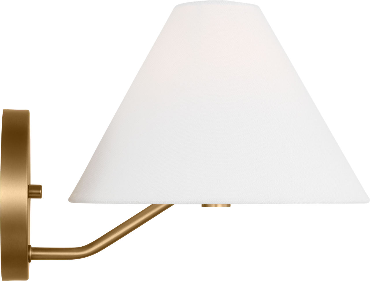 Burke Medium Sconce Satin Brass