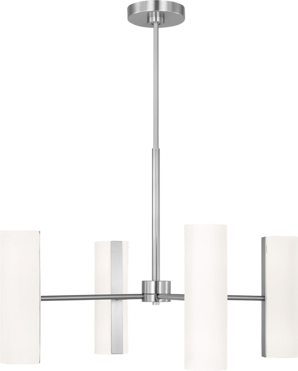 Capalino Large Chandelier Brushed Steel