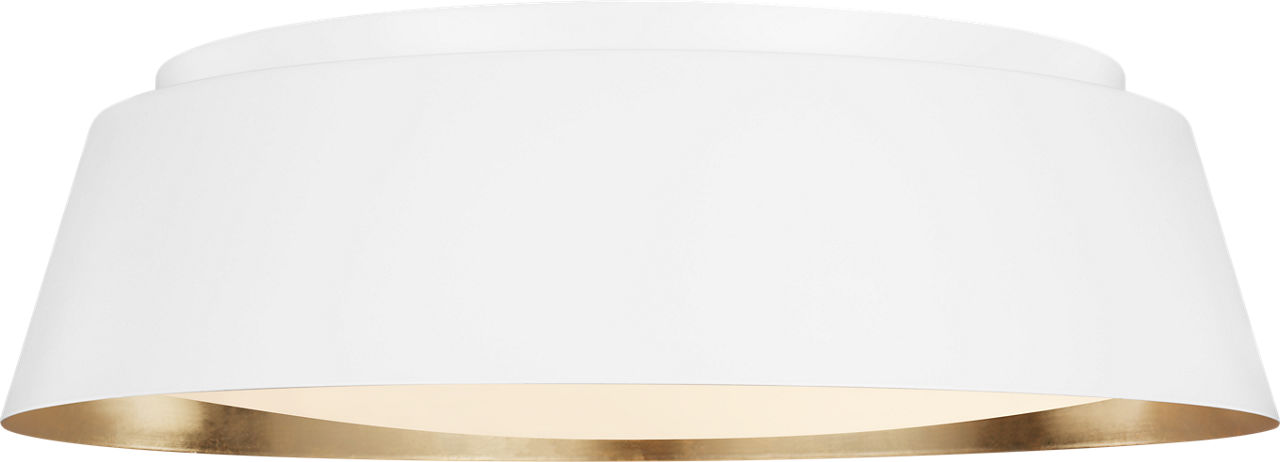 Asher Large Flush Mount Matte White