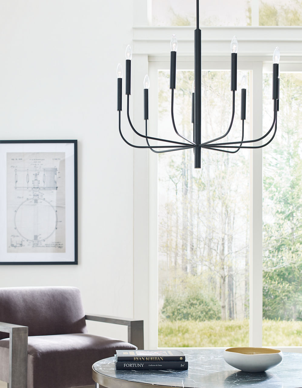 Brianna Medium Chandelier - EC1009 | Visual Comfort