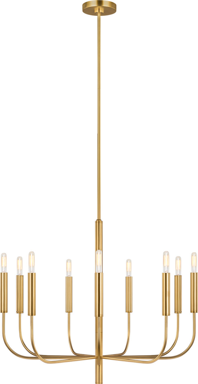 Brianna Medium Chandelier Burnished Brass