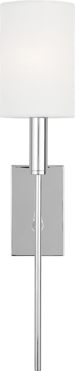 Brianna Tail Sconce Polished Nickel