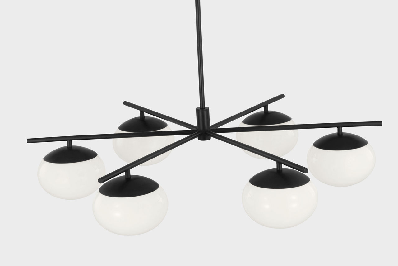 Lune Large Chandelier - EC1246 | Visual Comfort
