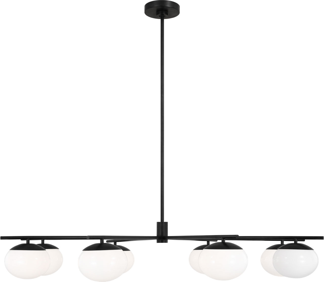 Lune Extra Large Chandelier Aged Iron