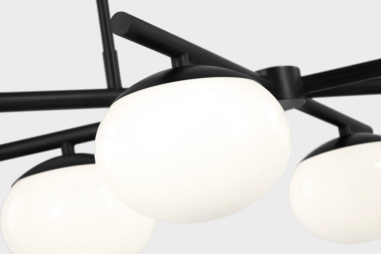 Lune Large Linear Chandelier - EC1276 | Visual Comfort