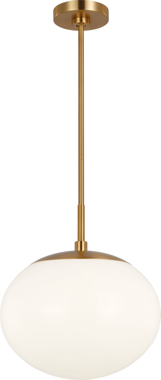 Lune Pendant Burnished Brass