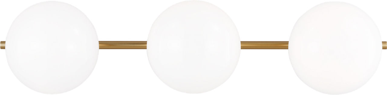 Lune 3 - Light Vanity Burnished Brass