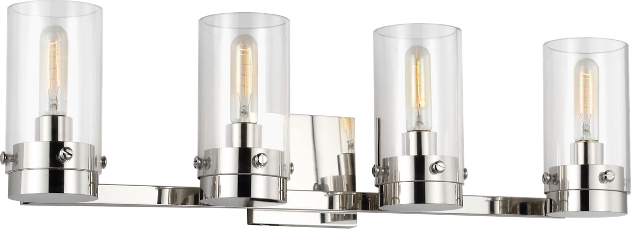 Garrett 4 - Light Vanity in Polished Nickel