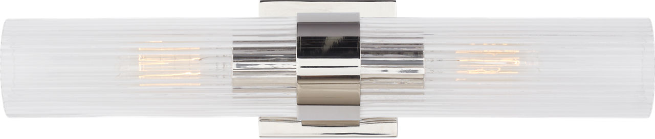 Geneva Linear Sconce in Polished Nickel