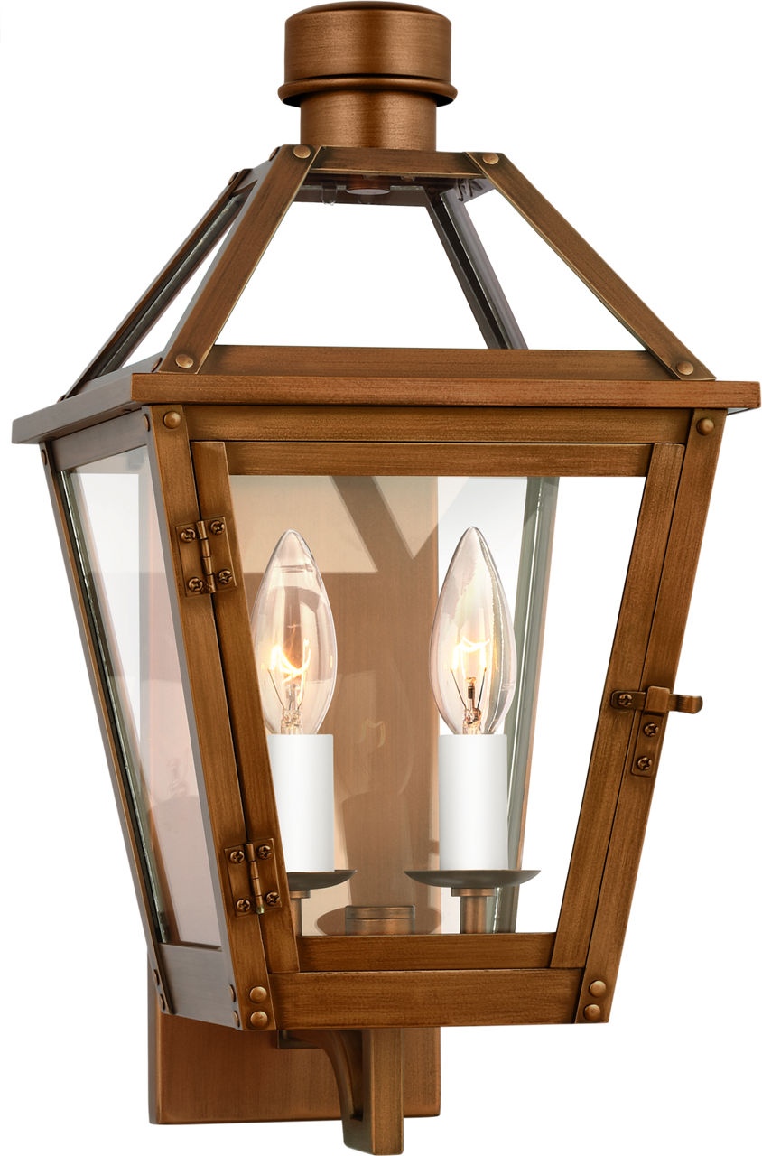 Hyannis Small Wall Lantern Natural Copper