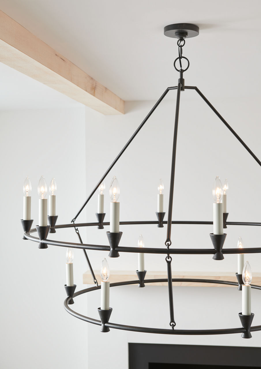 Keystone Large Chandelier - CC11818 | Visual Comfort