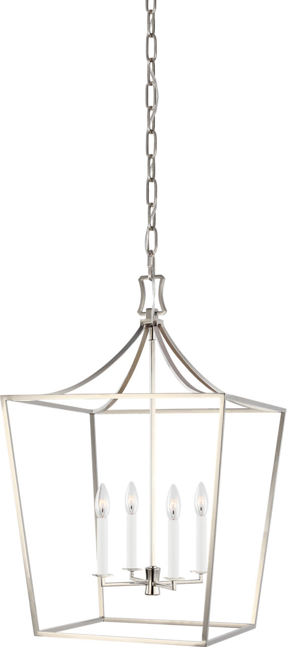 Southold Medium Lantern Polished Nickel