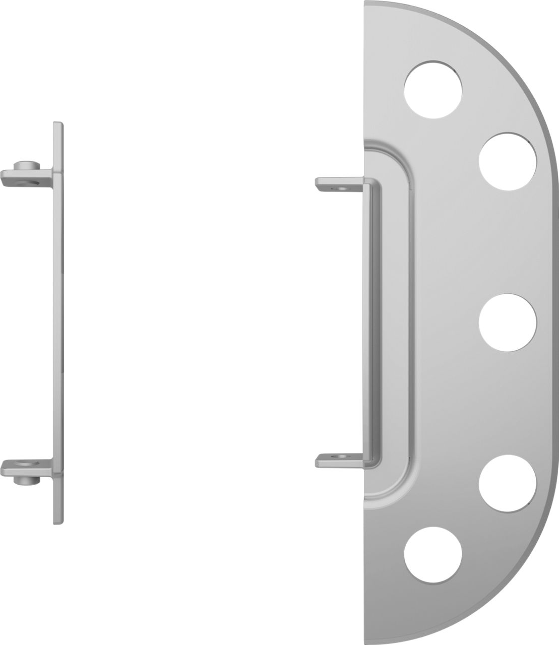 Recessed Flangeless Mud-In 1205 End Cap